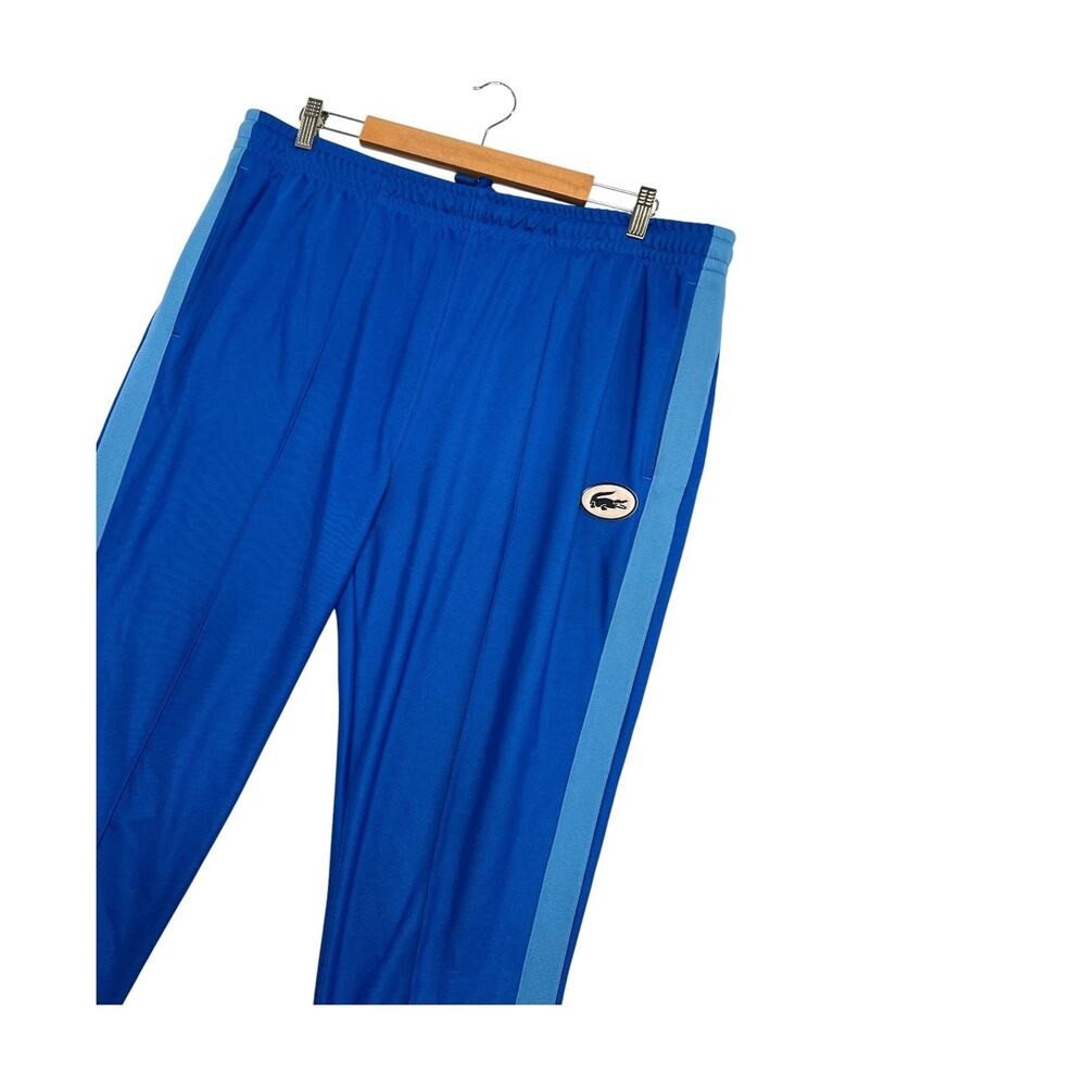 Lacoste Track Pants Mens XXL Blue Regular Fit Athletic Streetwear Jogger Logo - Picture 6 of 12